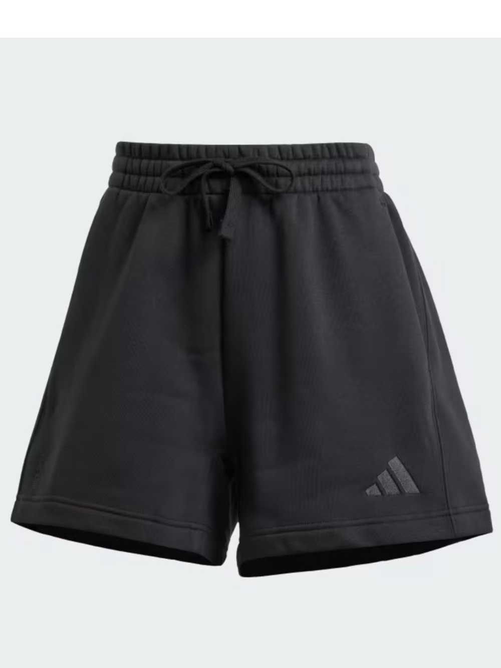 adidas Women’s All SZN Fleece Loose Shorts — Black